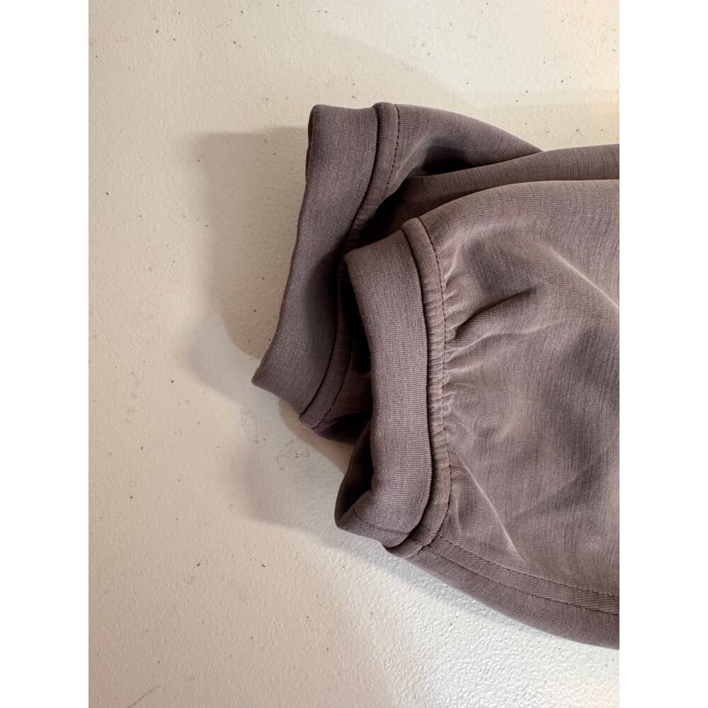 Lululemon Softstreme Cinch Waist full zip jacket Espresso light brown Sz M - Picture 5 of 11